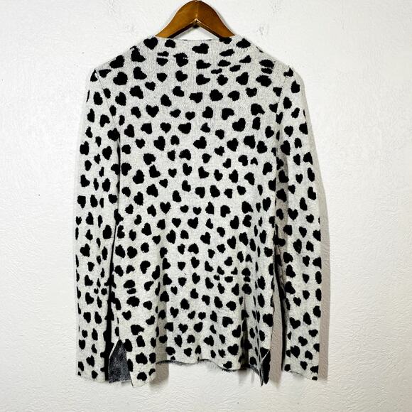 Ann Taylor LOFT Wool Blend Heart Pullover Sweater Knit Casuakl - XS - Picture 4 of 4
